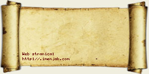 Vida Adamović vizit kartica